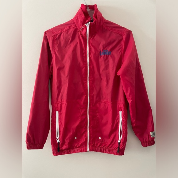 Tokyo Laundry Red Full Zip Track Windbreaker Jacket Size Small - Picture 4 of 11